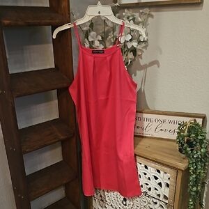 SHEIN Pink Halter Sundress